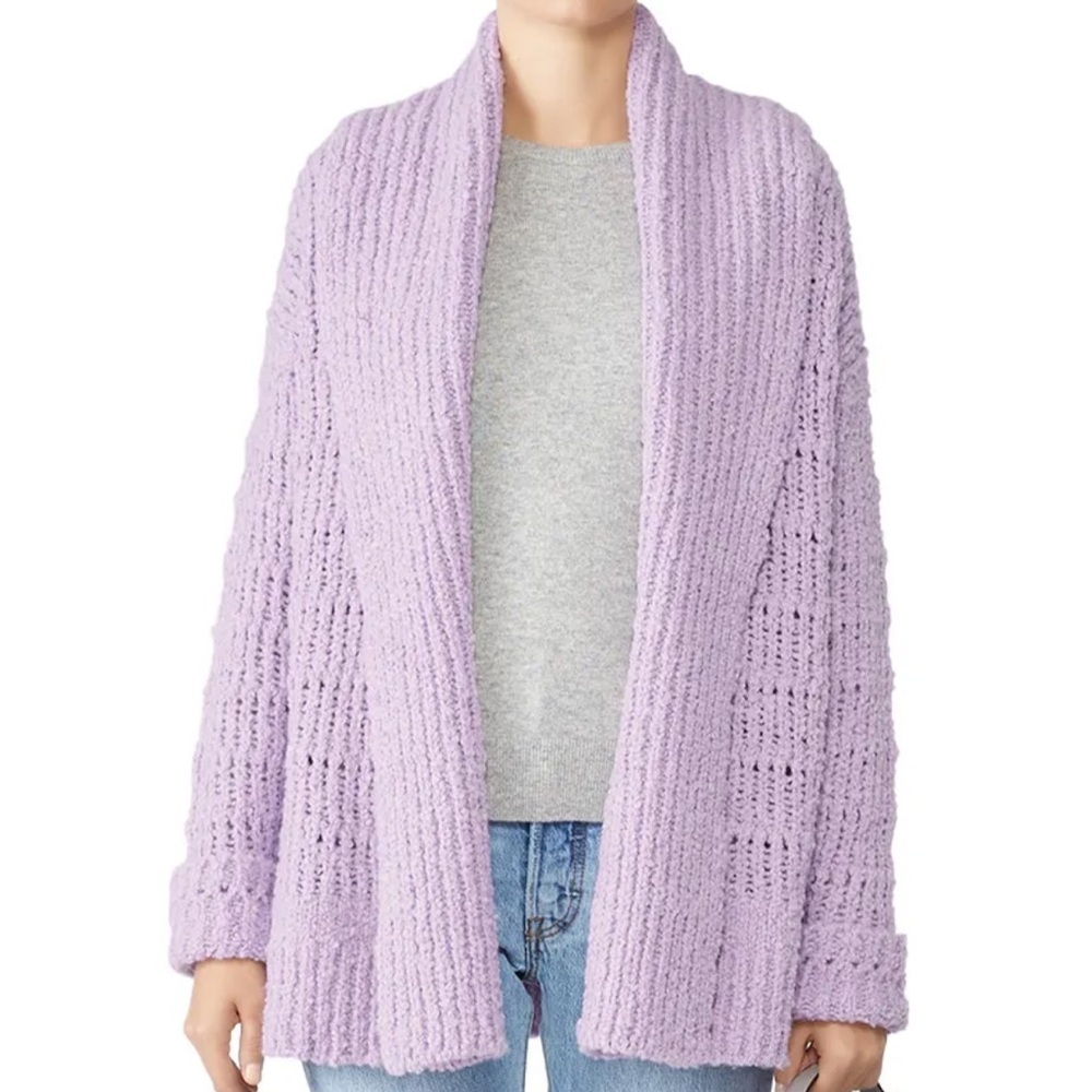 Free people size small lavender serene cardigan